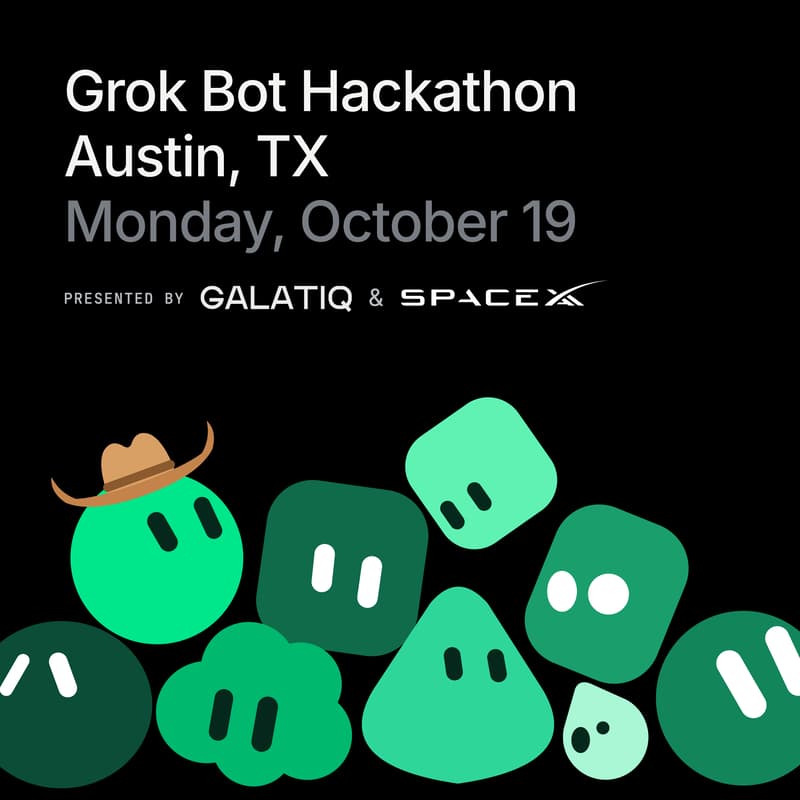 Cover Image for Grok Bot Hackathon in Austin, TX
