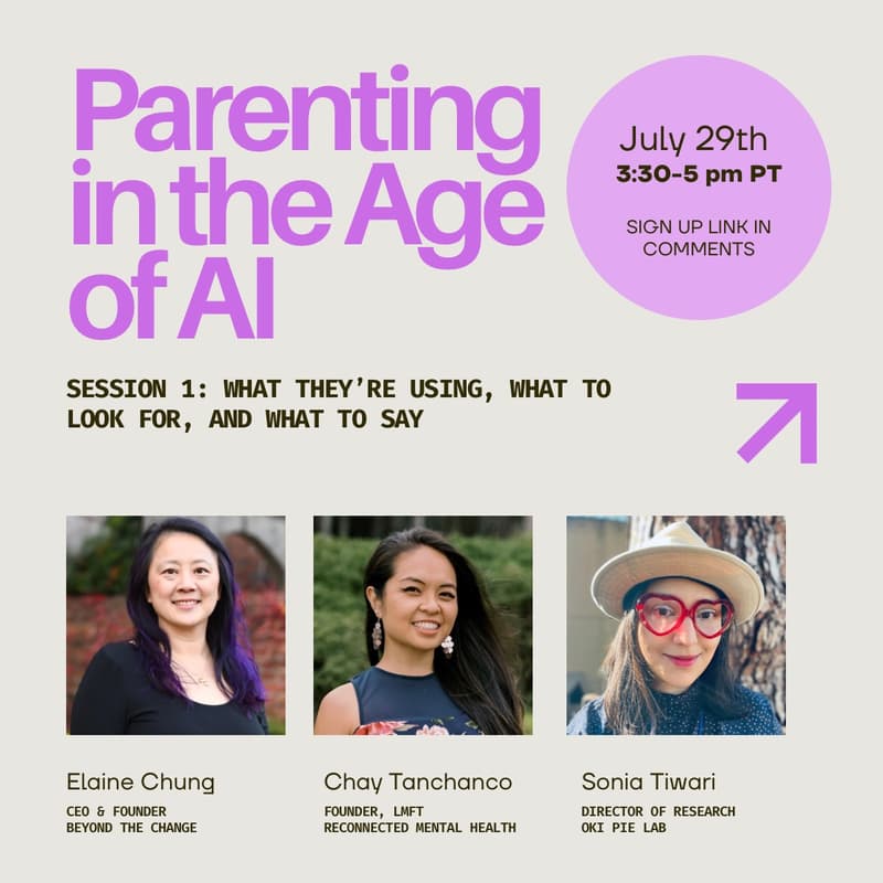 Cover Image for Parenting in the Age of AI: What They’re Using, What to Look For, and What to Say (Session 1)