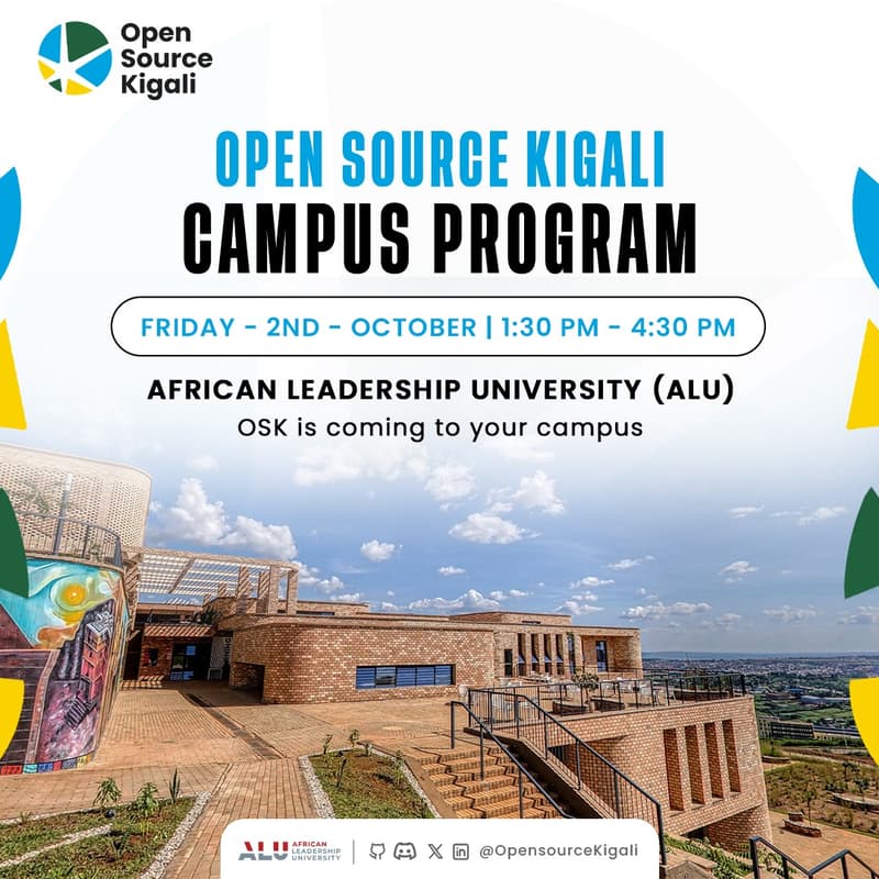 Cover Image for OPEN SOURCE KIGALI CAMPUS PROGRAM ALU
