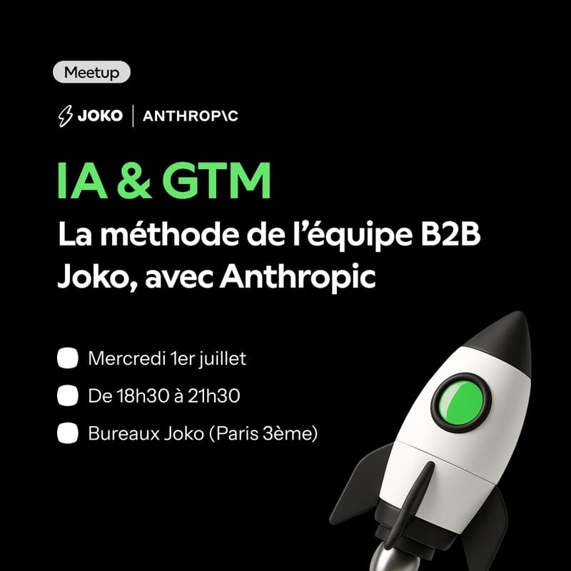Cover Image for IA & GTM : La méthode de l'équipe B2B de Joko, avec Anthropic