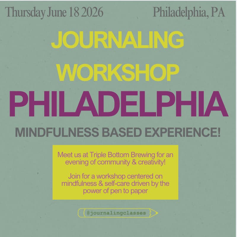 Cover Image for PHILADELPHIA pen2paper: mindfulness journaling experience in community
