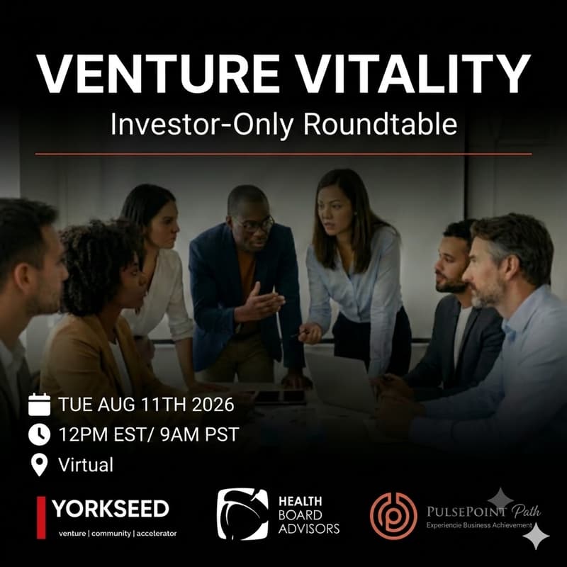 Cover Image for Venture Vitality Health Tech Investor Virtual Roundtable: Clinical Trials