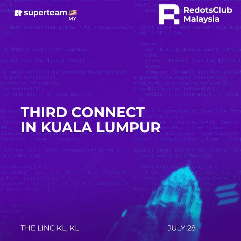 Cover Image for RedotsClub Malaysia: Third Connect with Superteam Malaysia in KL