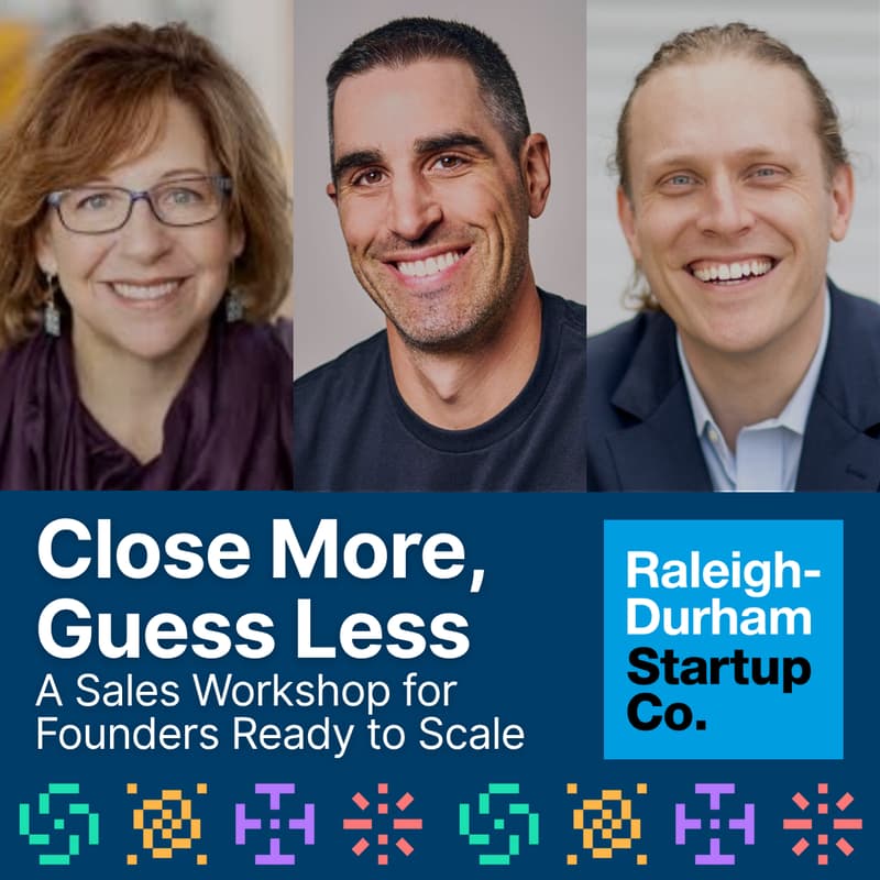 Cover Image for Close More, Guess Less: A Sales Workshop for Founders Ready to Scale
