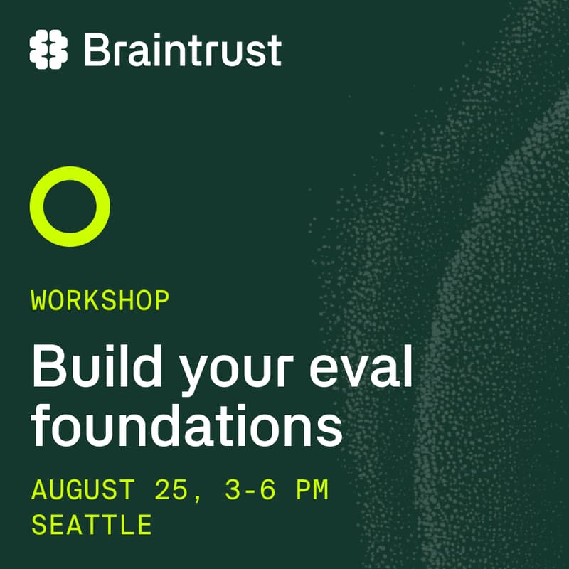 Cover Image for Workshop: Build your eval foundations