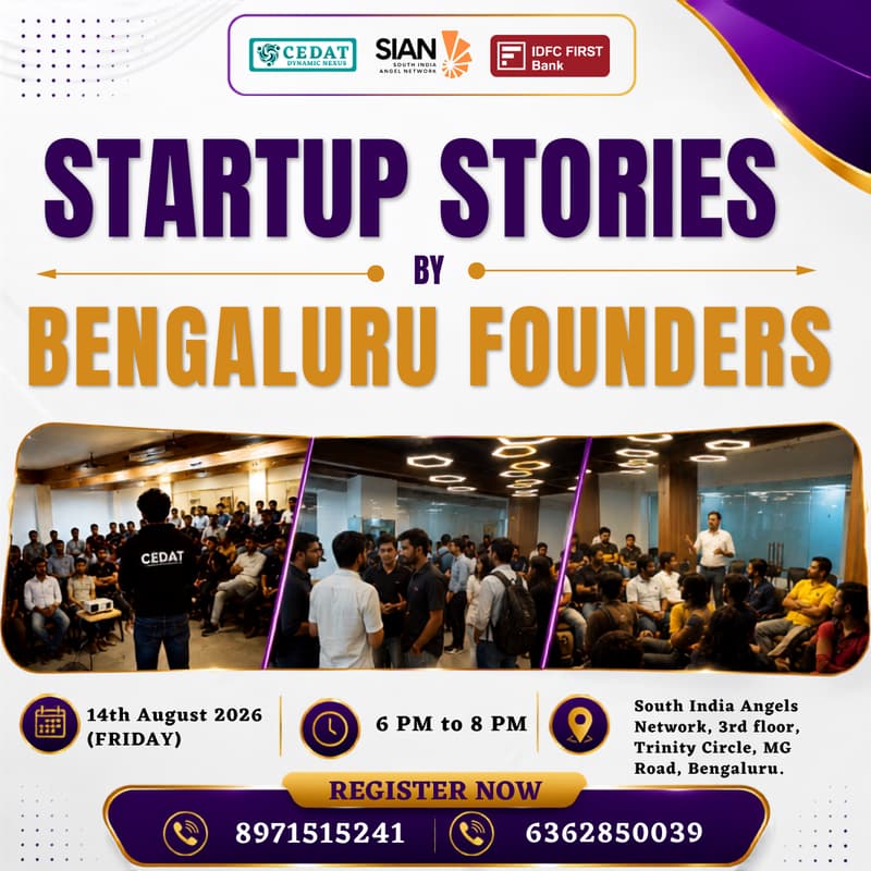 Cover Image for Startup Stories by Bengaluru Founders