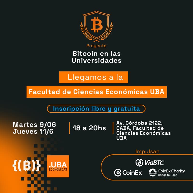 Cover Image for Bitcoin en las Universidades en UBA - Universidad de Buenos Aires