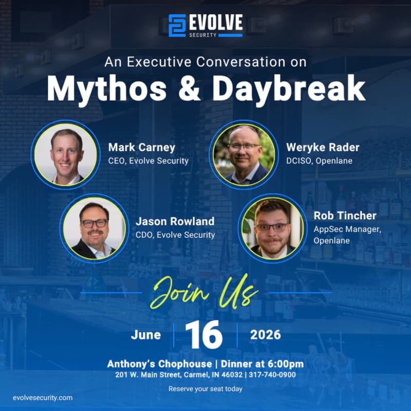 Cover Image for Evolve Security Executive Dinner