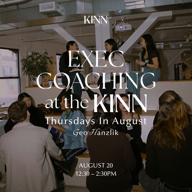 Cover Image for Executive Coaching with Geo Hanzlik for Kinn Members