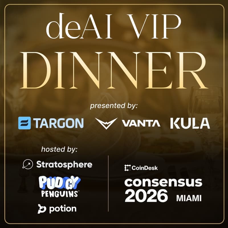 Cover Image for deAI VIP Dinner by Targon, Vanta & Kula Co-hosted by Pudgy Penguins, Stratosphere & Potion