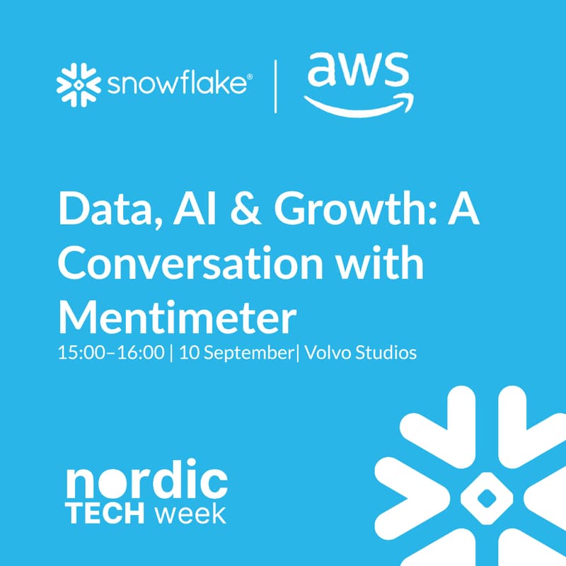 Cover Image for Data, AI & Growth: A Conversation with Mentimeter