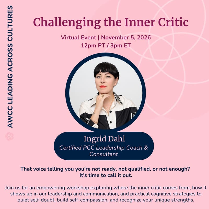 Cover Image for AWCC Leading Across Cultures: Challenging the Inner Critic