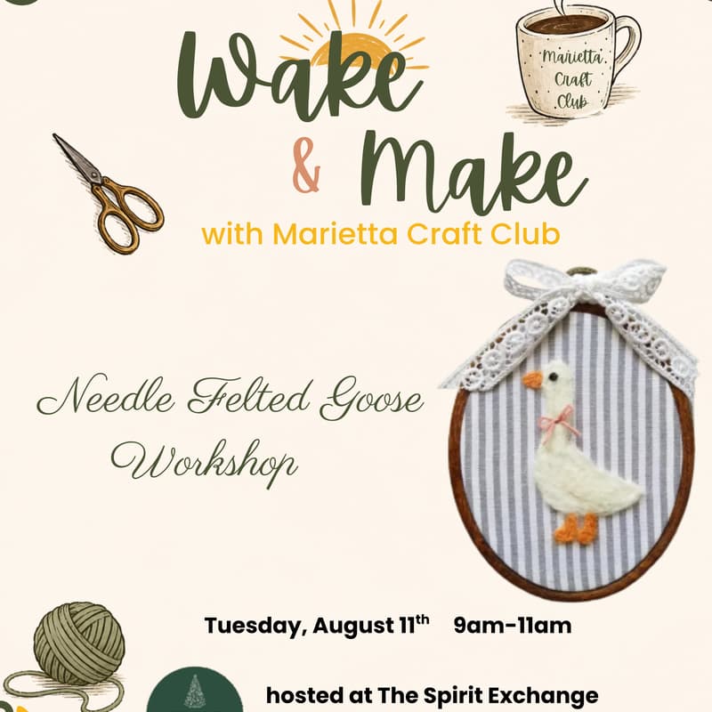 Cover Image for Wake & Make : Needle Felted Goose