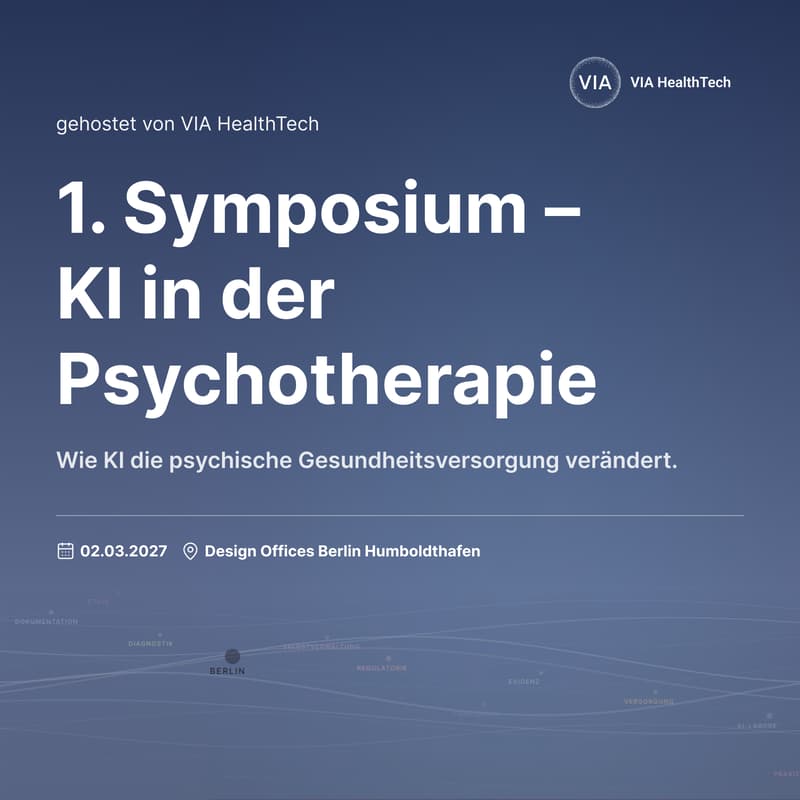 Cover Image for 1. Symposium - KI in der Psychotherapie