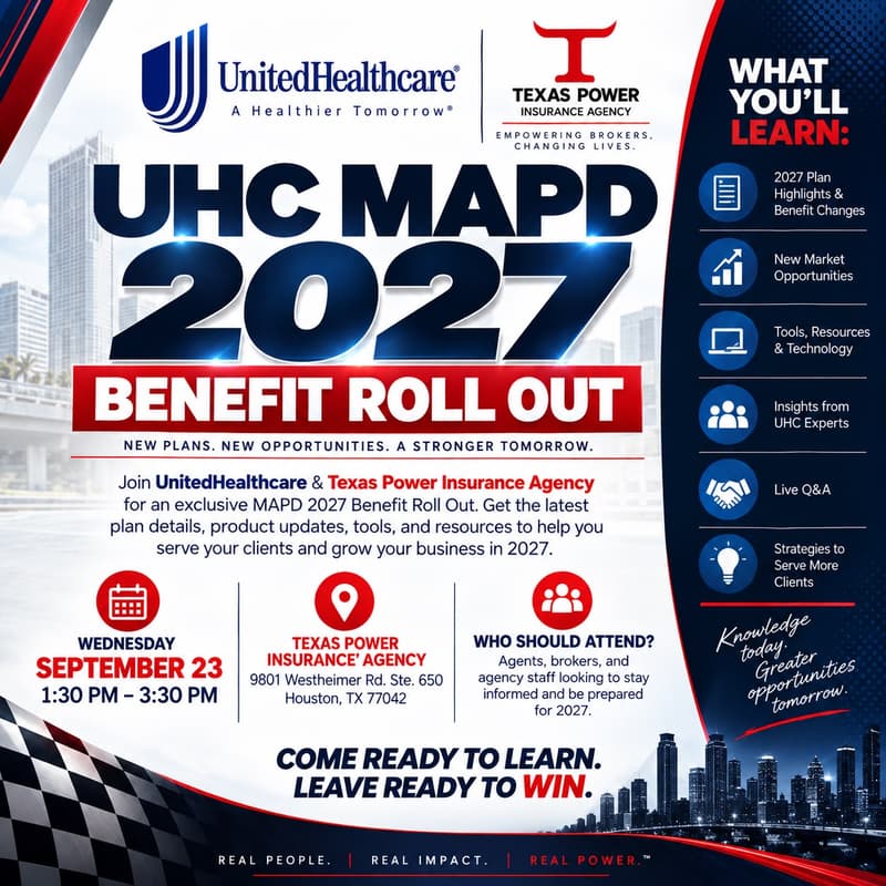 Cover Image for UHC/ Texas Power Insurance Benefit Roll Out