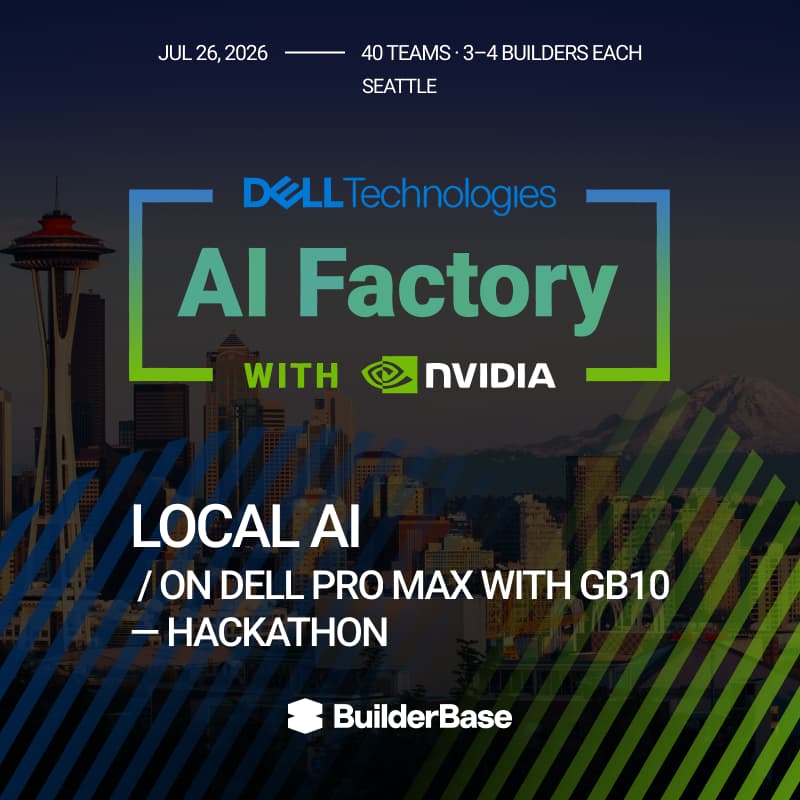 Cover Image for Dell x NVIDIA Hackathon / Local AI on Dell Pro Max with GB10