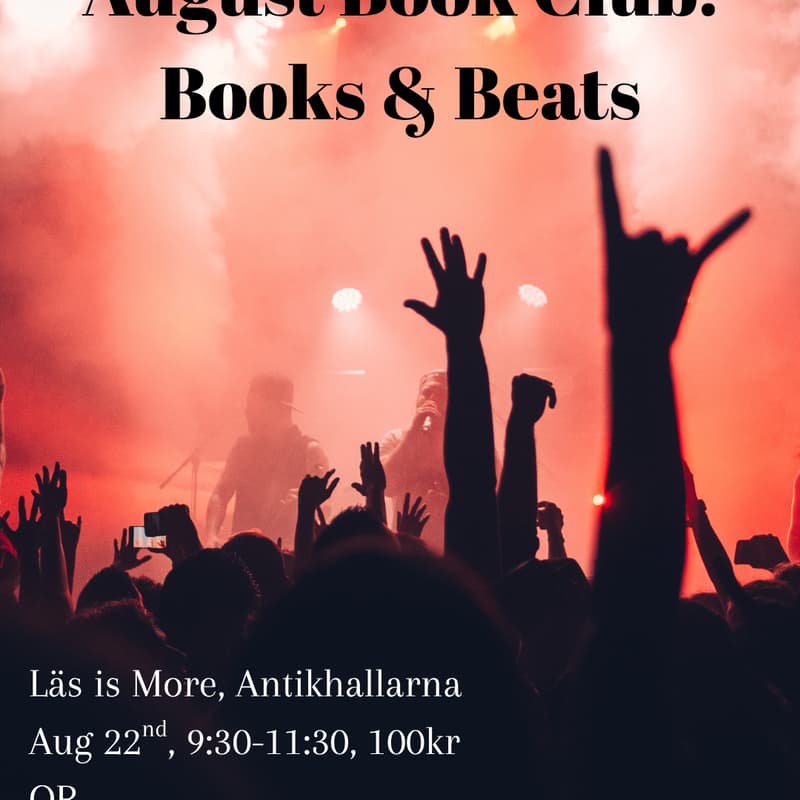 Cover Image for August Book Club: Books & Beats (session 1)