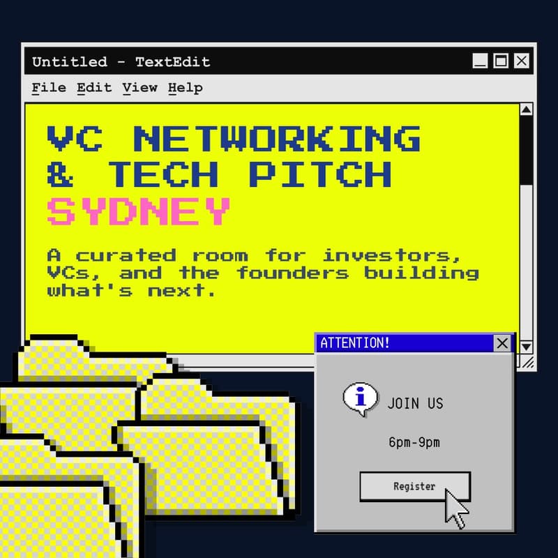 Cover Image for VC Networking & Tech Pitch | Sydney