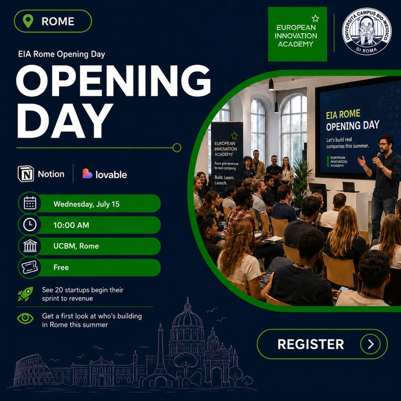 Cover Image for EIA Rome 2026 | Opening Day