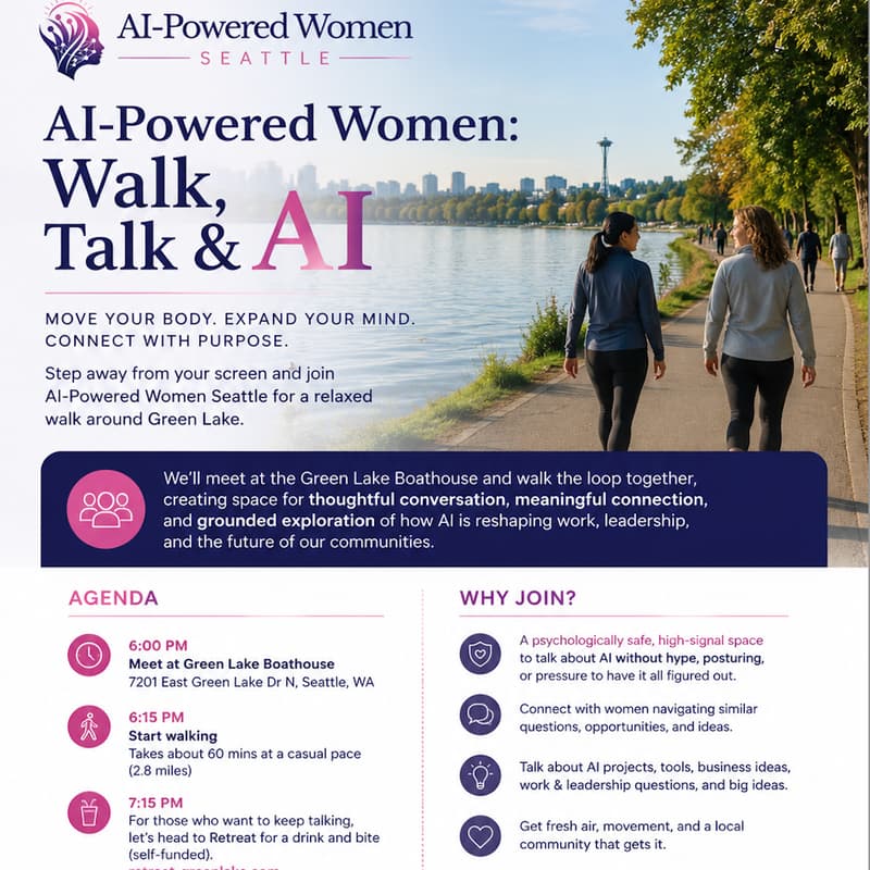 Cover Image for AI-Powered Women: Walk, Talk & AI