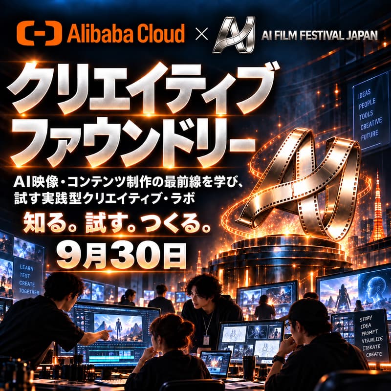Cover Image for AIFJ Creative Foundry #01｜WonderClipで試す、AI映像制作 実践ラボ