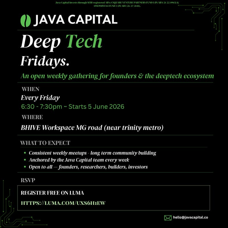 Cover Image for Java Capital Deep Tech Fridays