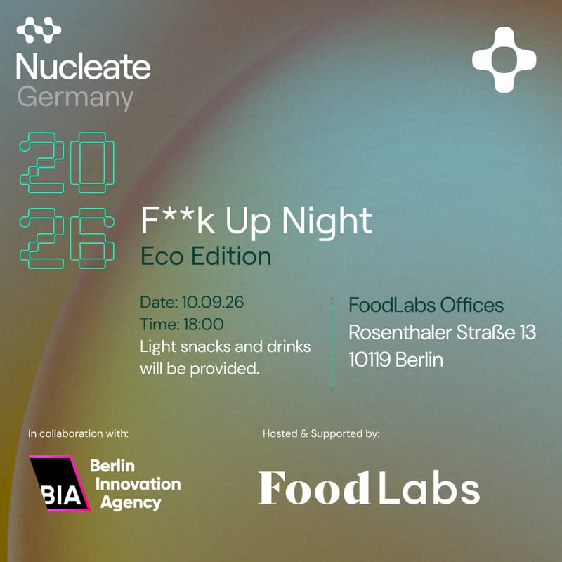 Cover Image for Nucleate x BIA x FoodLabs | F**k Up Night: Eco Edition