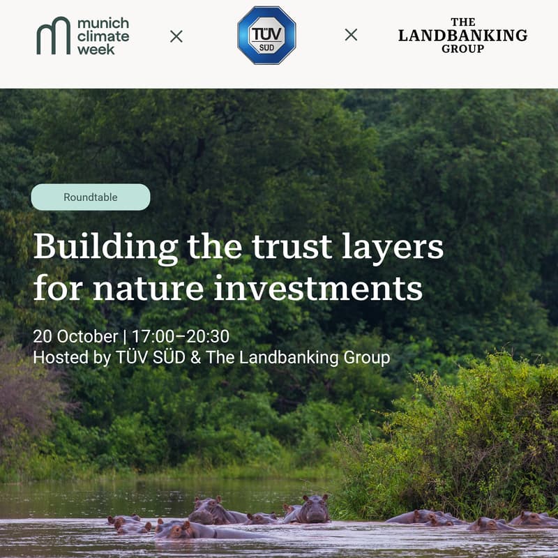 Cover Image for Building the trust layers for nature investments