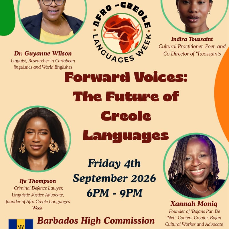 Cover Image for Afro-Creole Languages Week: Forward Voices: The Future of Creole Languages