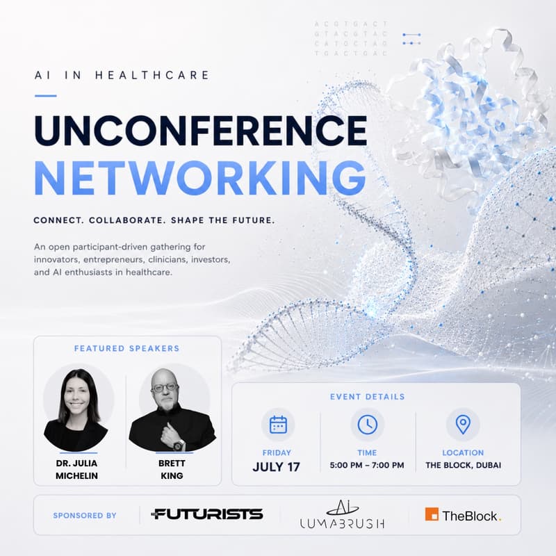 Cover Image for AI in Healthcare Unconference. Networking