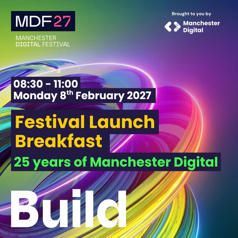 Cover Image for Manchester Digital Festival 2027: Festival Launch Breakfast - 25 years of Manchester Digital
