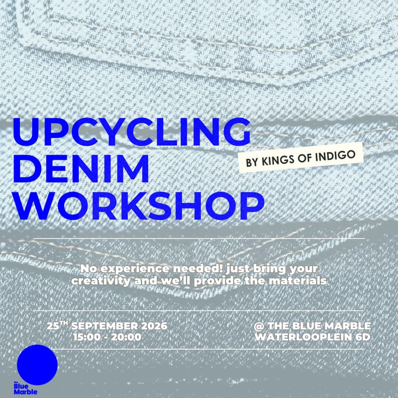 Cover Image for Upcyling denim workshop - By Kings of Indigo