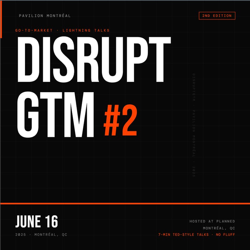 Cover Image for Disrupt GTM #2