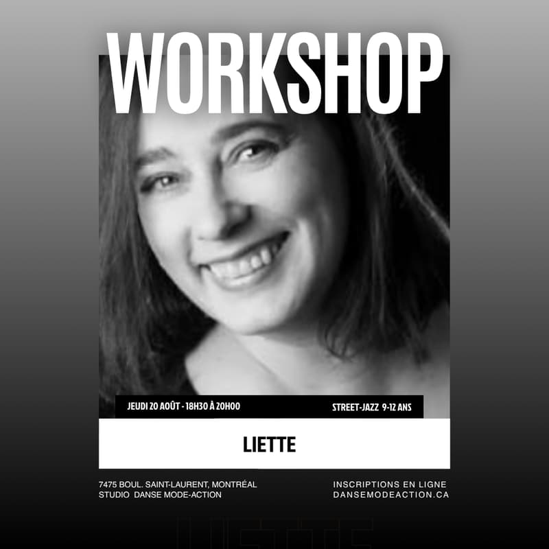 Cover Image for Liette et Lena - Workshop Street-Jazz et Contemporain - 12 ans et moins