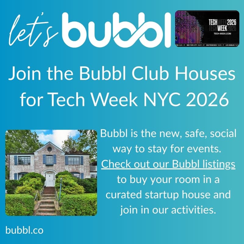 Cover Image for 🤝 Connect & Stay with Founders in NYC - #NYTechWeek2026