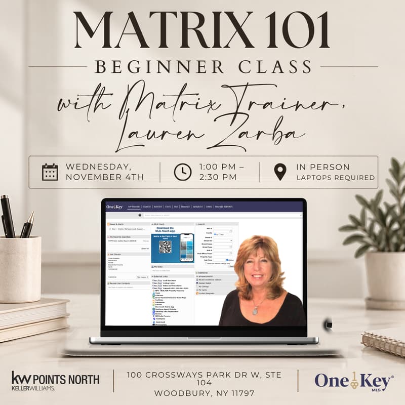 Cover Image for Matrix 101 Beginner Class with OneKey Trainer, Laureen Zarba