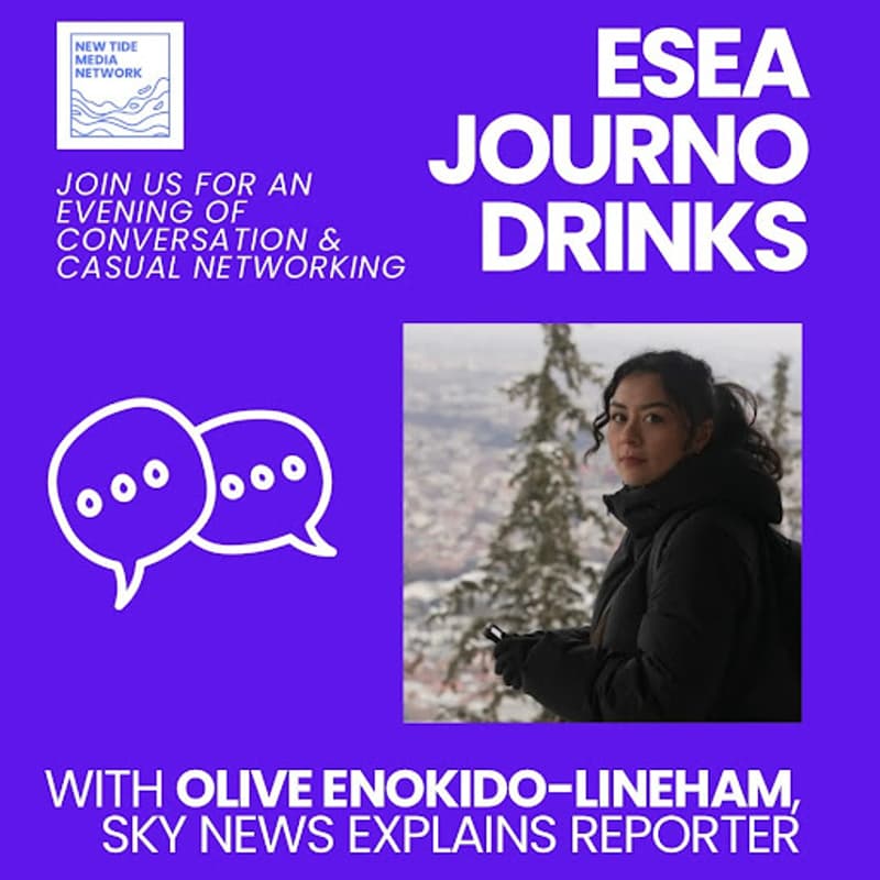 Cover Image for ESEA Journo Drinks with Olive Enokido-Lineham