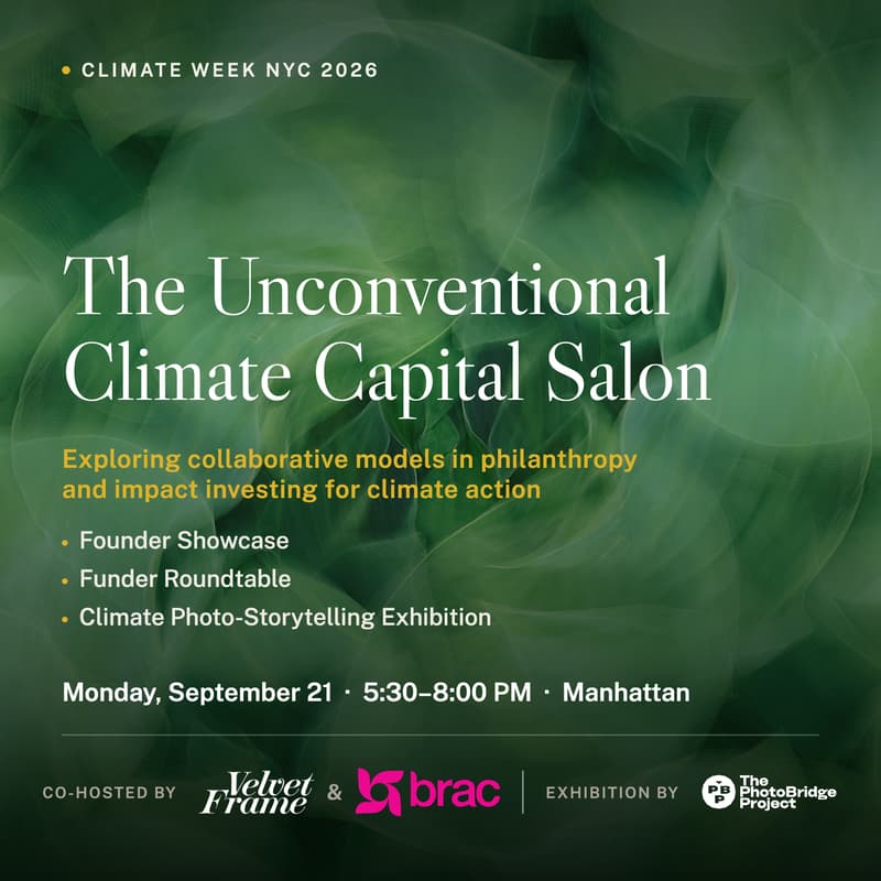Cover Image for The Unconventional Climate Capital Salon