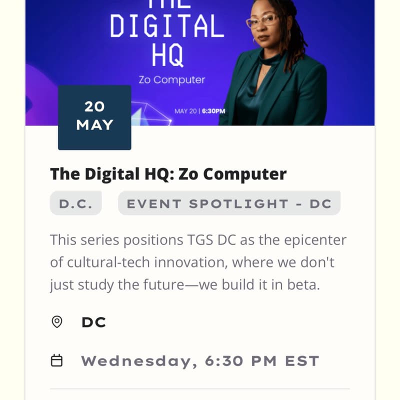 Cover Image for Build in Beta Kickoff with The Gathering Spot DC & Zo Computer