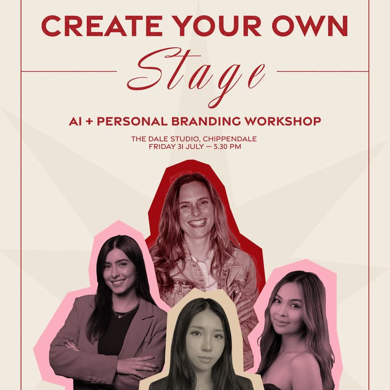 Cover Image for Create Your Own Stage | AI + Personal Branding for Female Founders