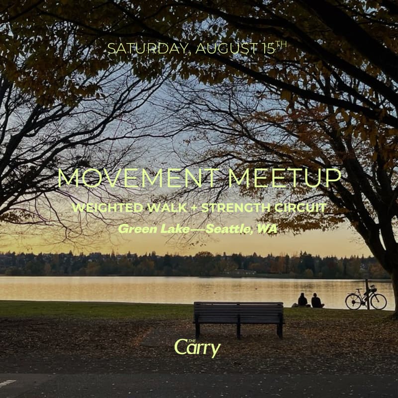 Cover Image for The Carry Rucking Club: Green Lake Movement Meetup