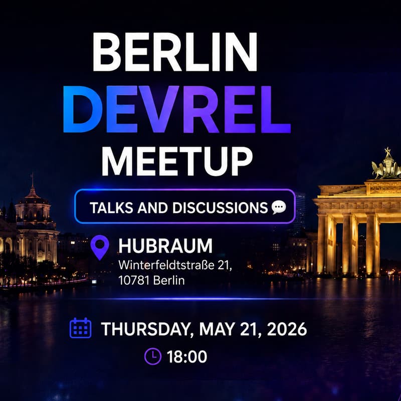 Cover Image for DevRel Meetup Berlin - May 2026