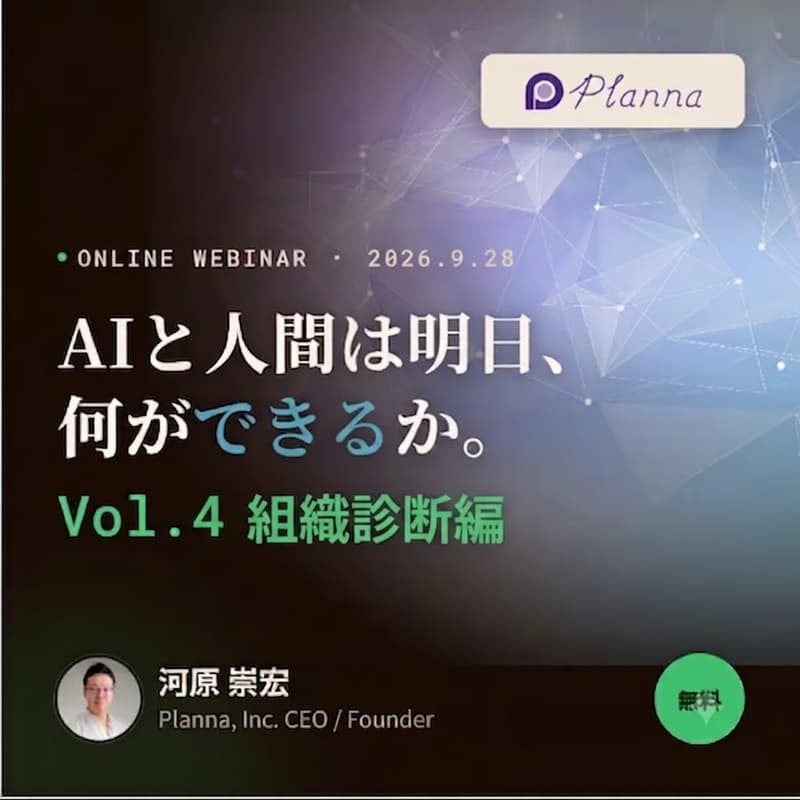 Cover Image for AIと人間は明日、何ができるか。Vol.4 組織診断編 — AIは組織に何を要求するか
