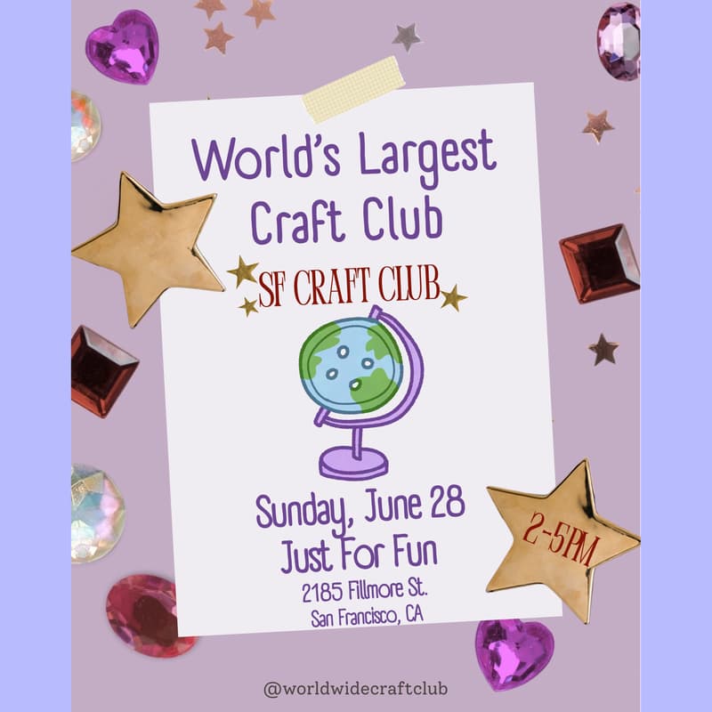 Cover Image for World's Largest Craft Club - SF Edition!