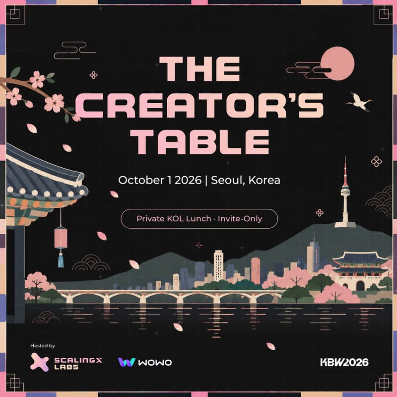 Cover Image for The Creator’s Table: KBW Edition 🇰🇷