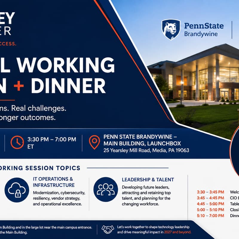 Cover Image for Bradley Partner CIO Fall Working Session + Dinner