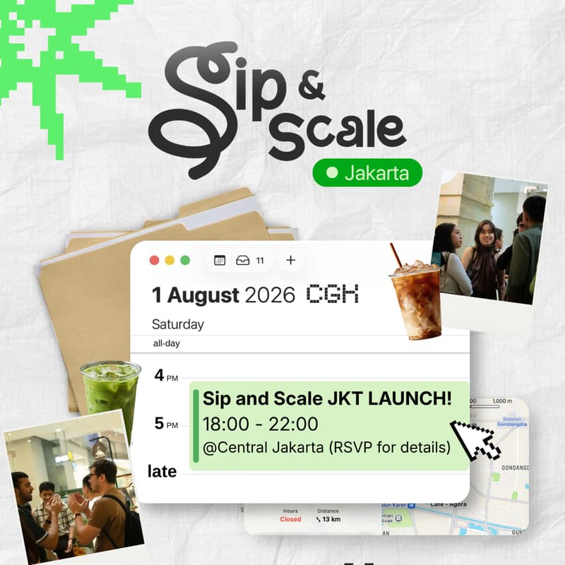 Cover Image for Sip & Scale | Young Founders and Tech Builders Gathering