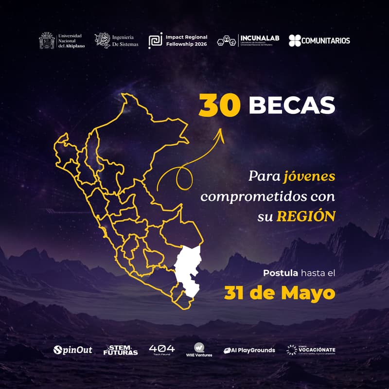 Cover Image for EMPIEZA HOY 🌀 SÚMATE AL IMPACT REGIONAL FELLOWSHIP 2026 🚀 PUNO