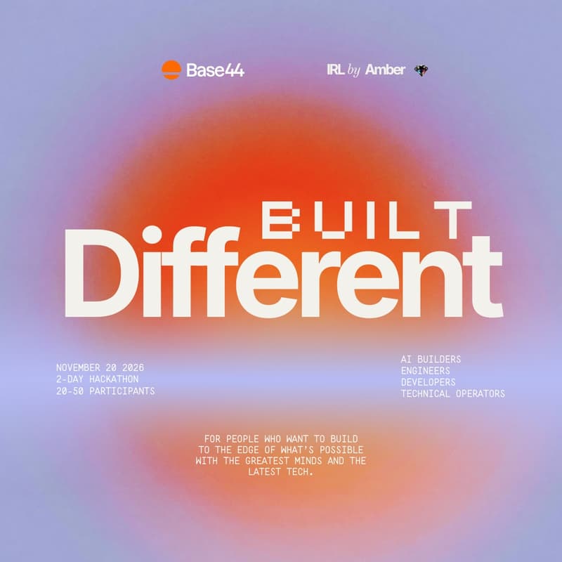 Cover Image for Built Different: Ft Base44