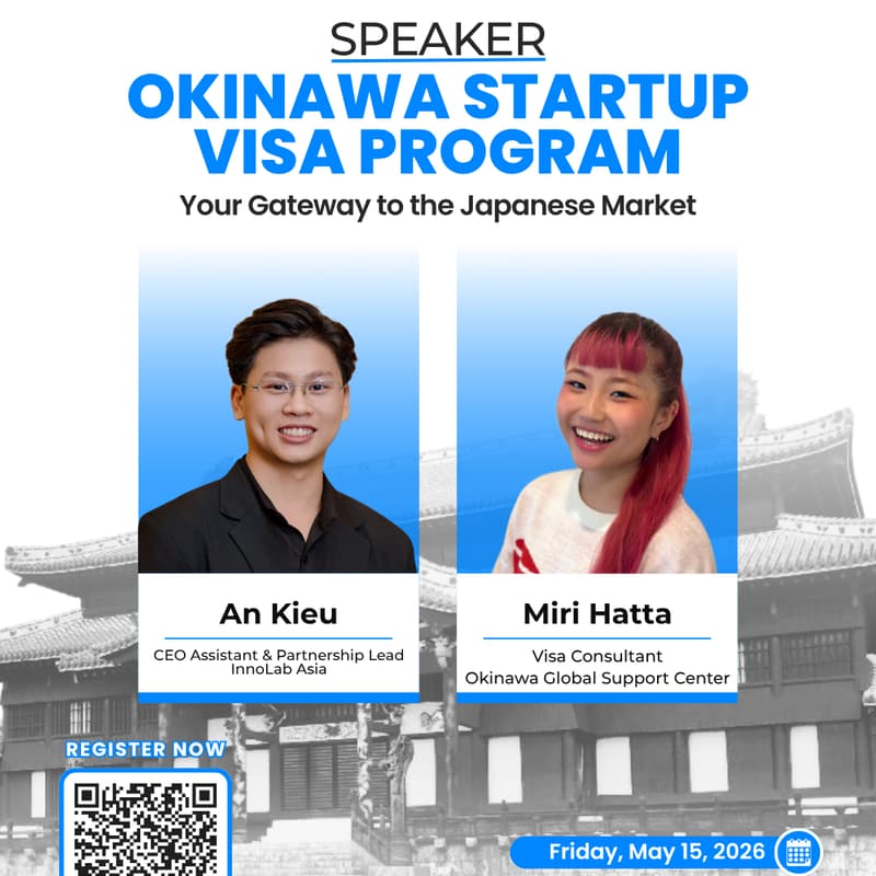 Cover Image for Webinar: Okinawa Startup Visa Program – Your Gateway to the Japanese Market (May 15th 2026)